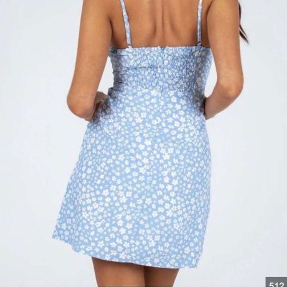 Tallie Mini Dress Blue - Picture 3 of 4